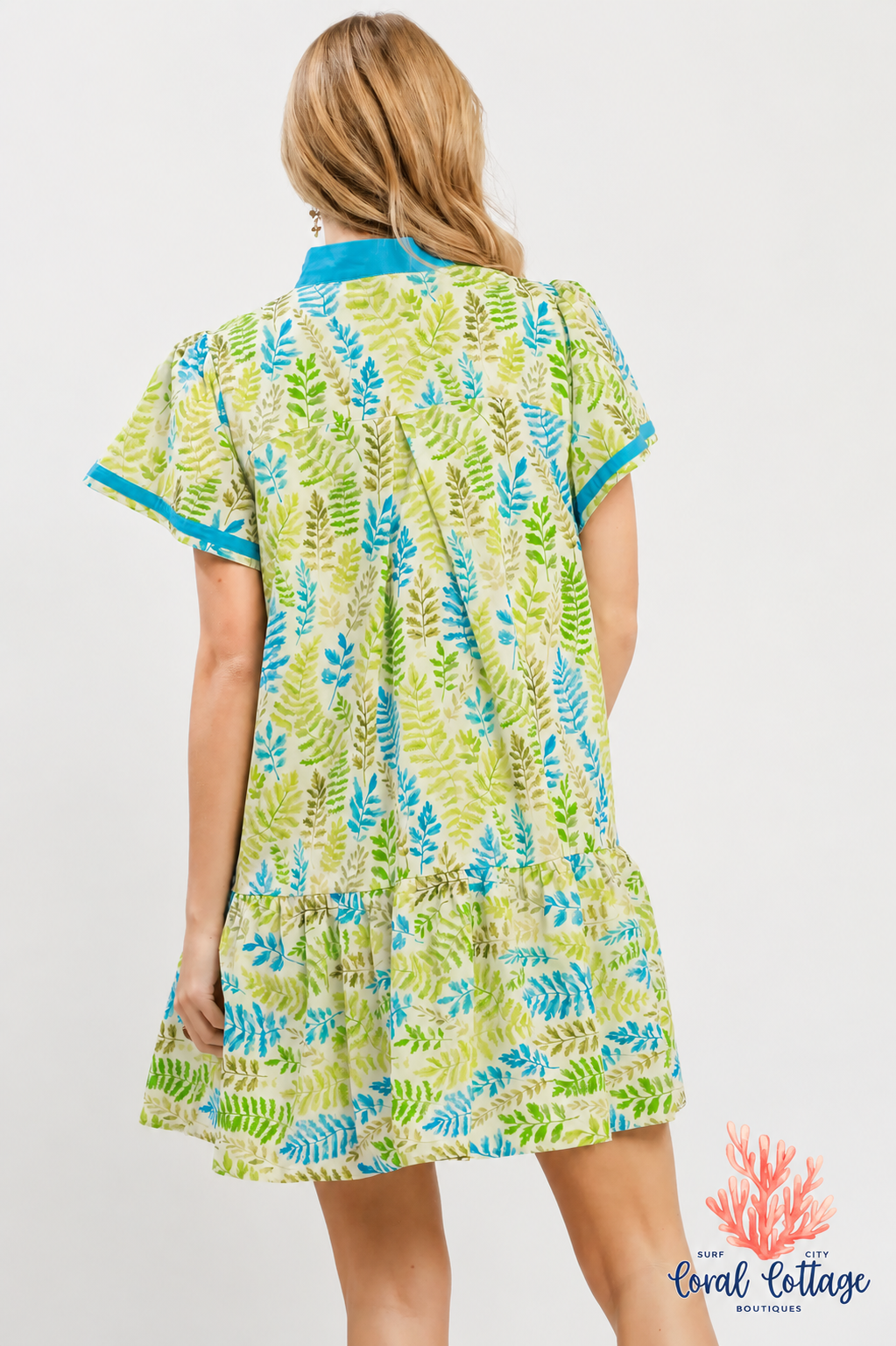 Fluttered Tiered Dress