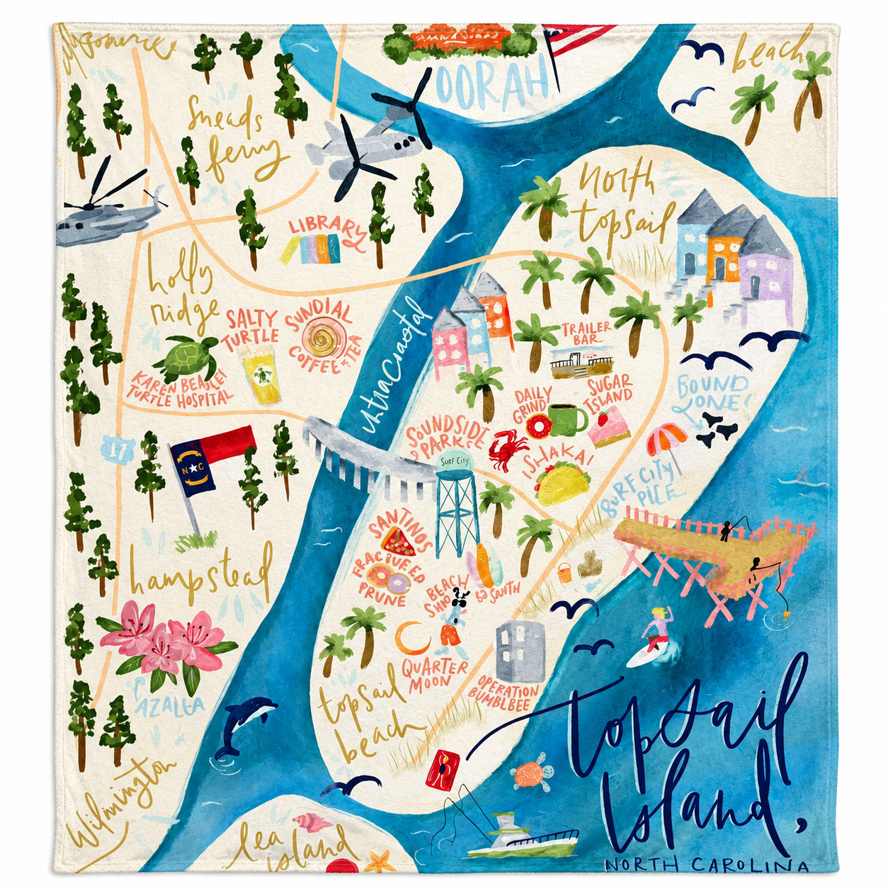Topsail Throw Blanket NEXT SHIPMENT ARRIVING 7/10