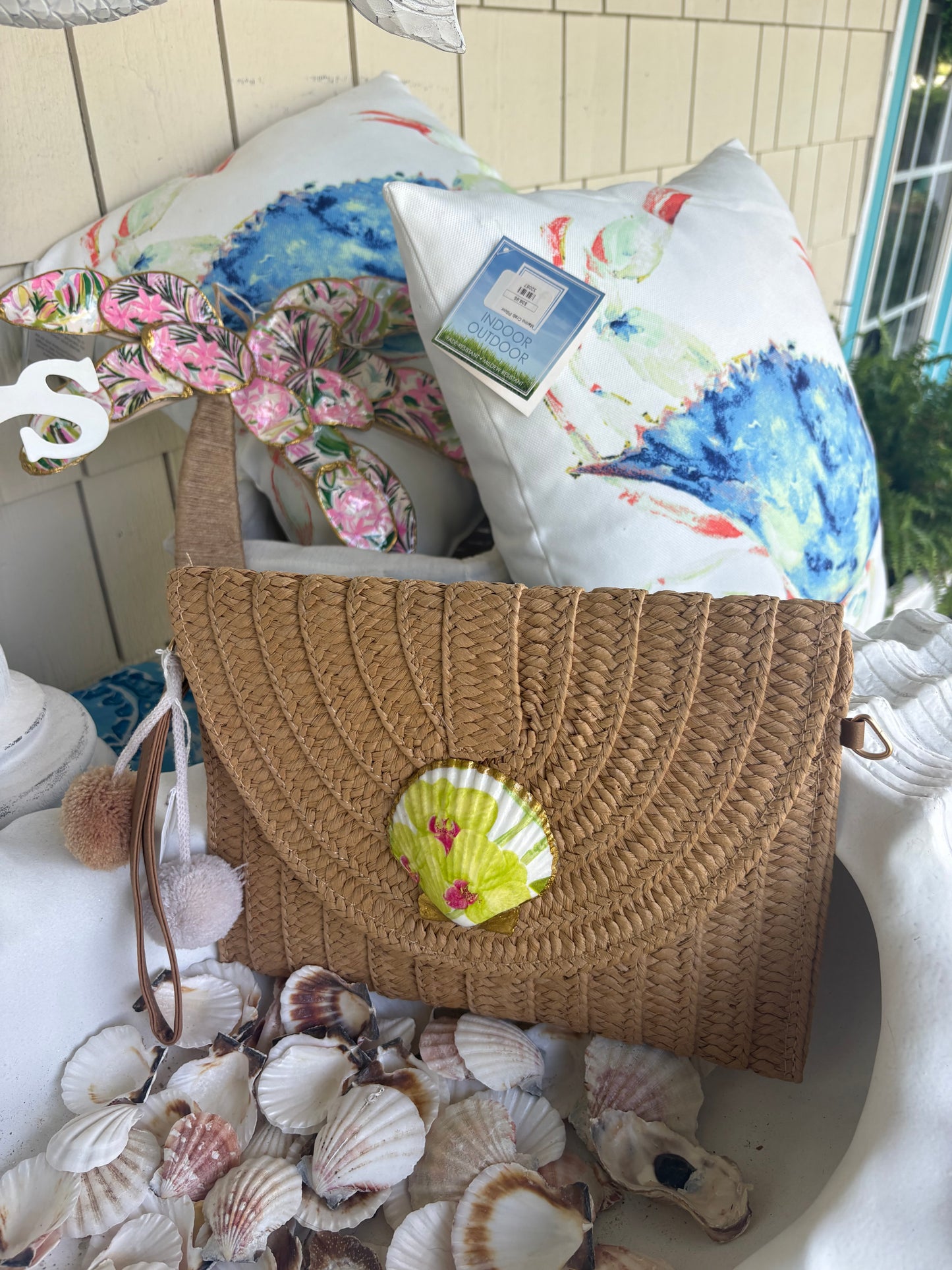 Clutch with Detachable Cross Body Strap