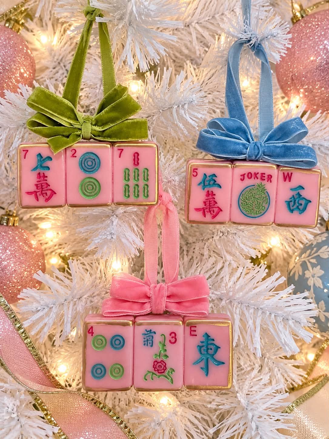 Mahjong Tiles Ornament