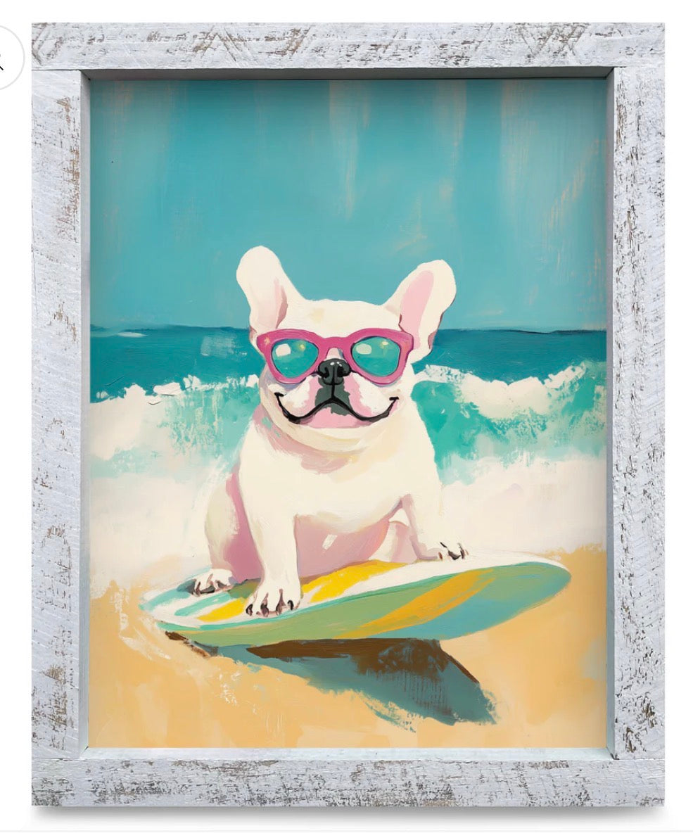 Pet Art - Surfs Up French Bulldog