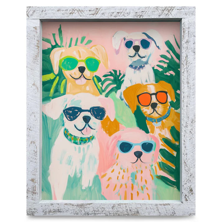 Dog Beach Buddies Artwork - VERTICAL