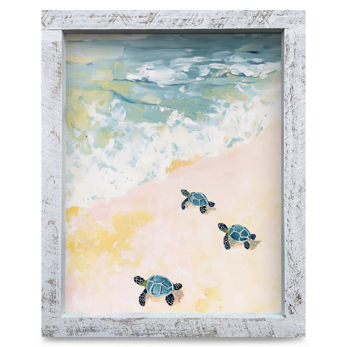 Sea Turtle Adventure Artwork - VERTICAL
