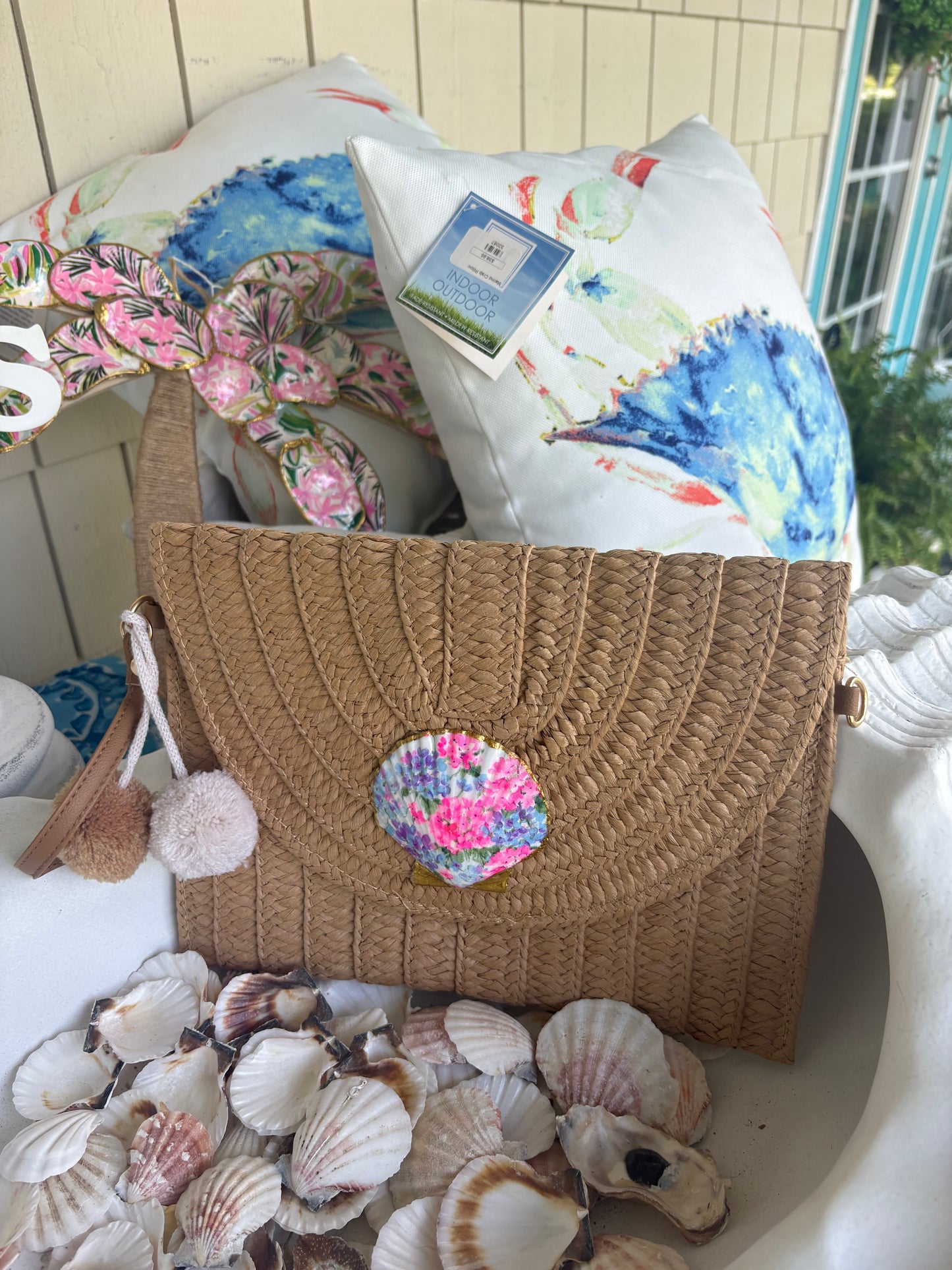 Clutch with Detachable Cross Body Strap