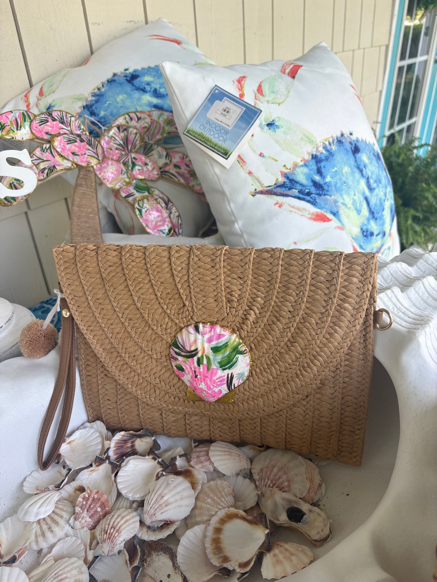 Clutch with Detachable Cross Body Strap