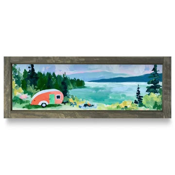 Camper Lake Overlook Skinny Artwork