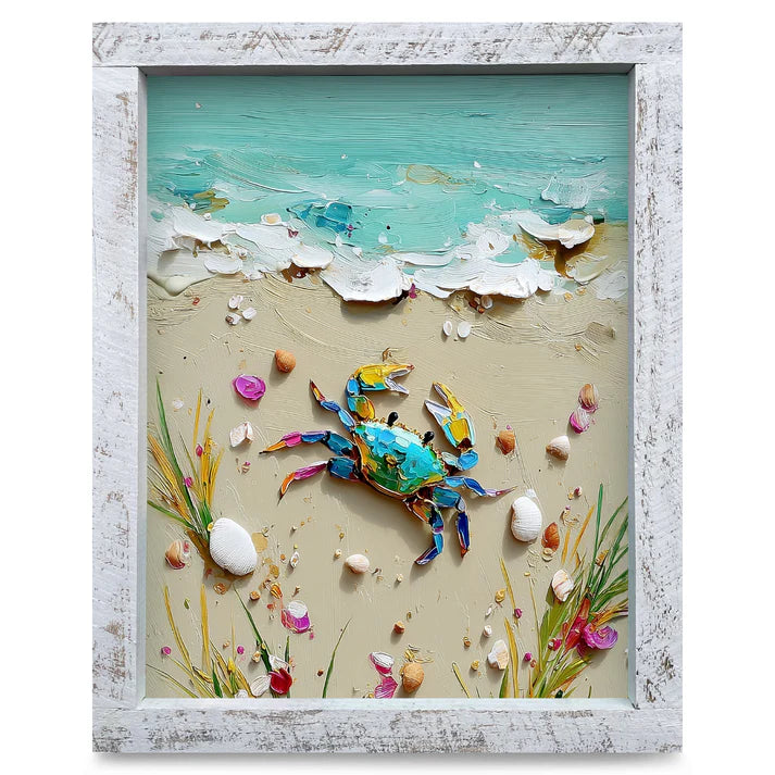 Bright Crab On The Move Artwork