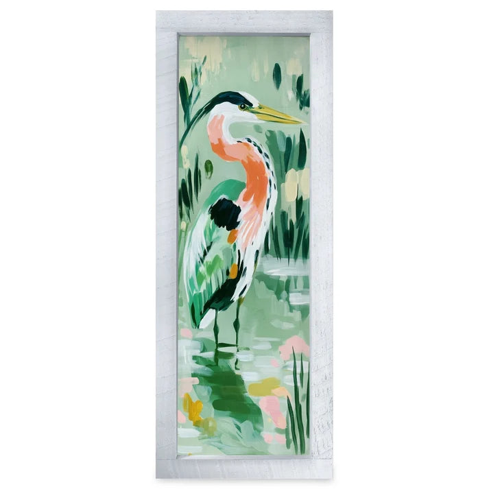 Great Blue Heron Marsh Skinny Artwork