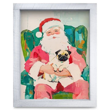 Santa Pug Artwork