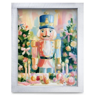Pastel Nutcracker Christmas Artwork