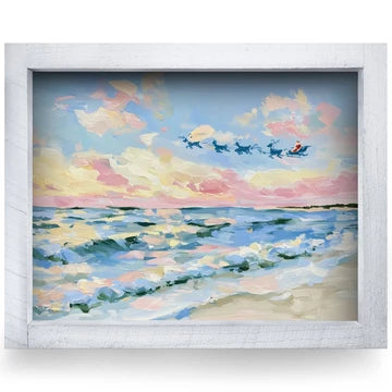 Dolphin Sleigh Ride Artwork