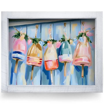 Holiday Harbor Buoys Artwork