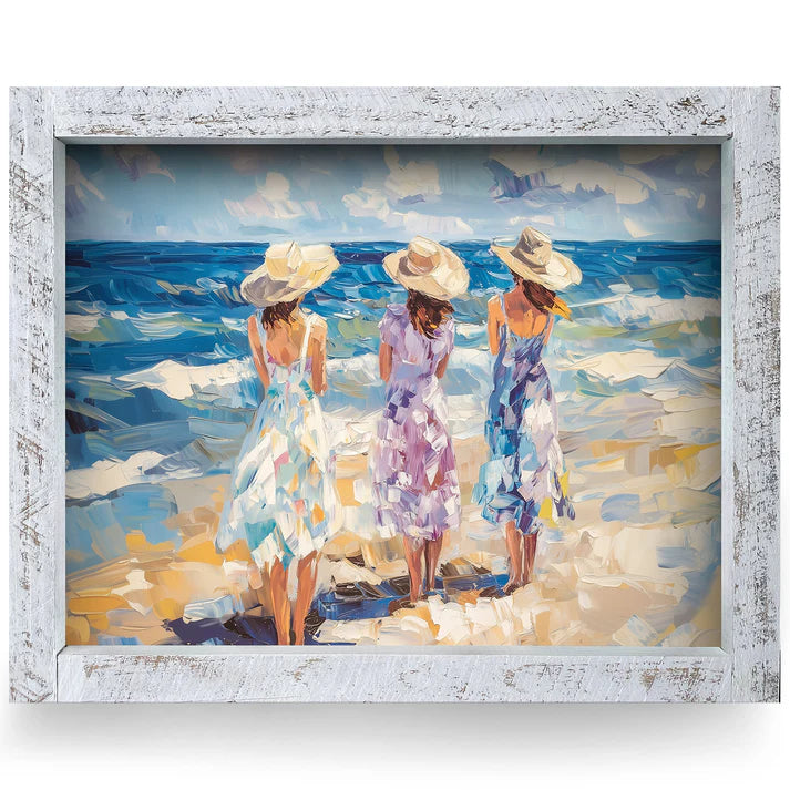 Sisters By The Sea Artwork - HORIZONTAL