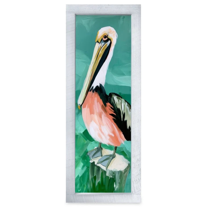 Pelican On A Piling Skinny Artwork