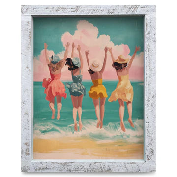 Cute Jumping Girls Artwork