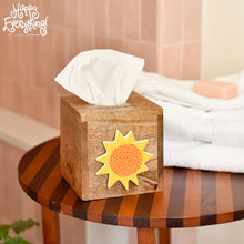 Load image into Gallery viewer, Happy Everything! Mini Square Wood Tissue Box