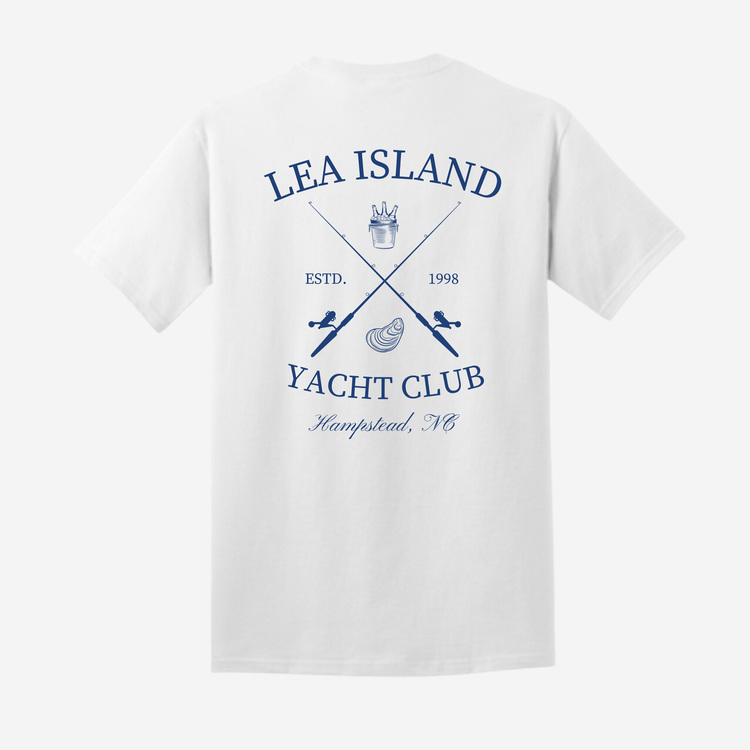 Lea Island Yacht Club T-Shirt - Block Writing