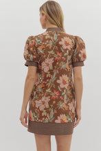 Load image into Gallery viewer, Floral Contrast Band Dress