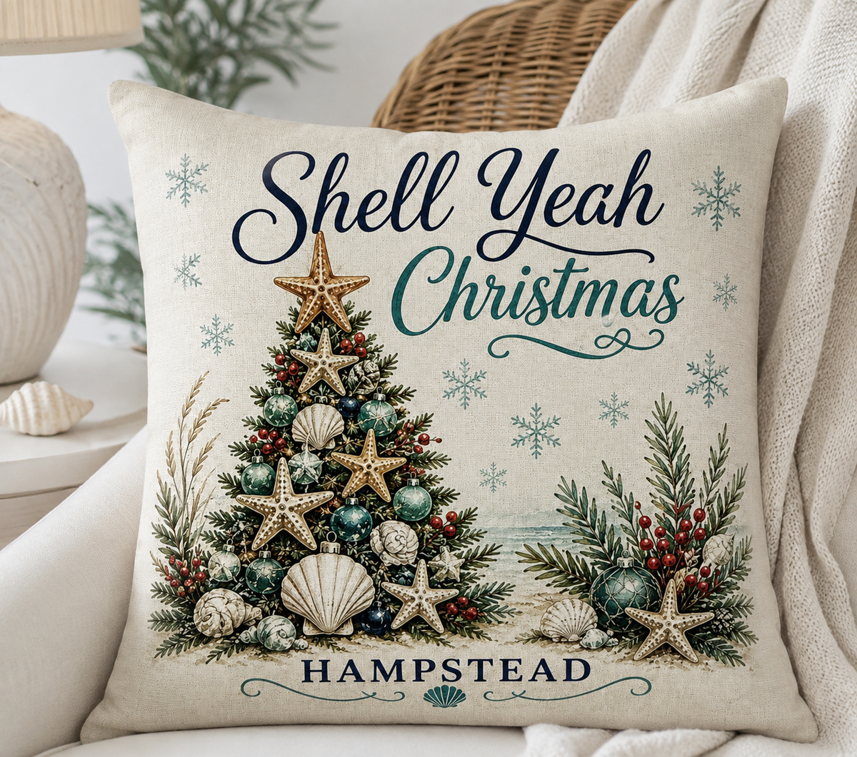 Hampstead Christmas Pillow
