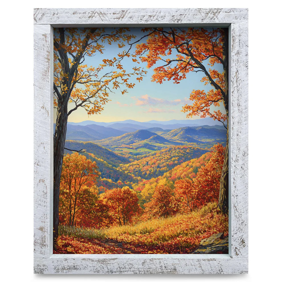 Art-Lake/Lodge-Fall Blue Ridge