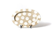 Load image into Gallery viewer, Happy Everything Big Oval Platter - Stone Small Dot