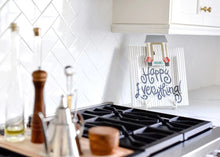 Load image into Gallery viewer, Happy Everything Big Square Platter - Stone Stripe