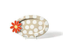 Load image into Gallery viewer, Happy Everything Big Oval Platter - Stone Small Dot