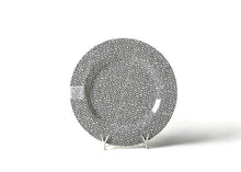 Load image into Gallery viewer, Happy Everything Big Round Platter - Black Small Dot