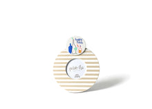 Load image into Gallery viewer, Happy Everything Round Frame - Neutral Stripe