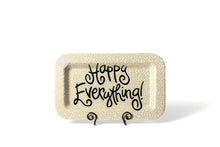 Load image into Gallery viewer, Happy Everything Rectangle Platter - Gold Small Dot