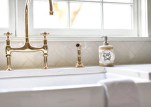 Load image into Gallery viewer, Happy Everything Mini Soap Pump - Neutral Stripe