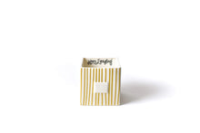 Load image into Gallery viewer, Happy Everything Medium Nesting Cube - Gold Stripe