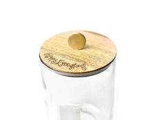 Load image into Gallery viewer, Happy Everything Mini Wooden Lid Glass Jar