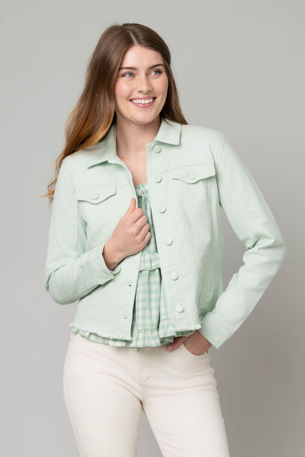 Frayed Denim Jacket