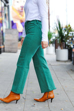 Load image into Gallery viewer, Can&#39;t Lose Dark Green Straight Leg High Waist Ankle Pants