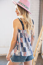 Load image into Gallery viewer, Boho Patchwork Color Block Knit Top