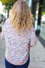 Load image into Gallery viewer, Eclectic Ivory Popcorn Rounded Hem Shirttail Pullover Sweater