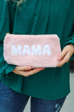 Load image into Gallery viewer, Blush &quot;Mama&quot; Sherpa Zipper Bag