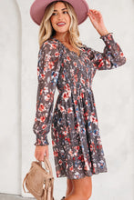 Load image into Gallery viewer, Floral Smocked Dress