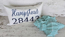 Load image into Gallery viewer, 18” x 10” Zip Code Pillow
