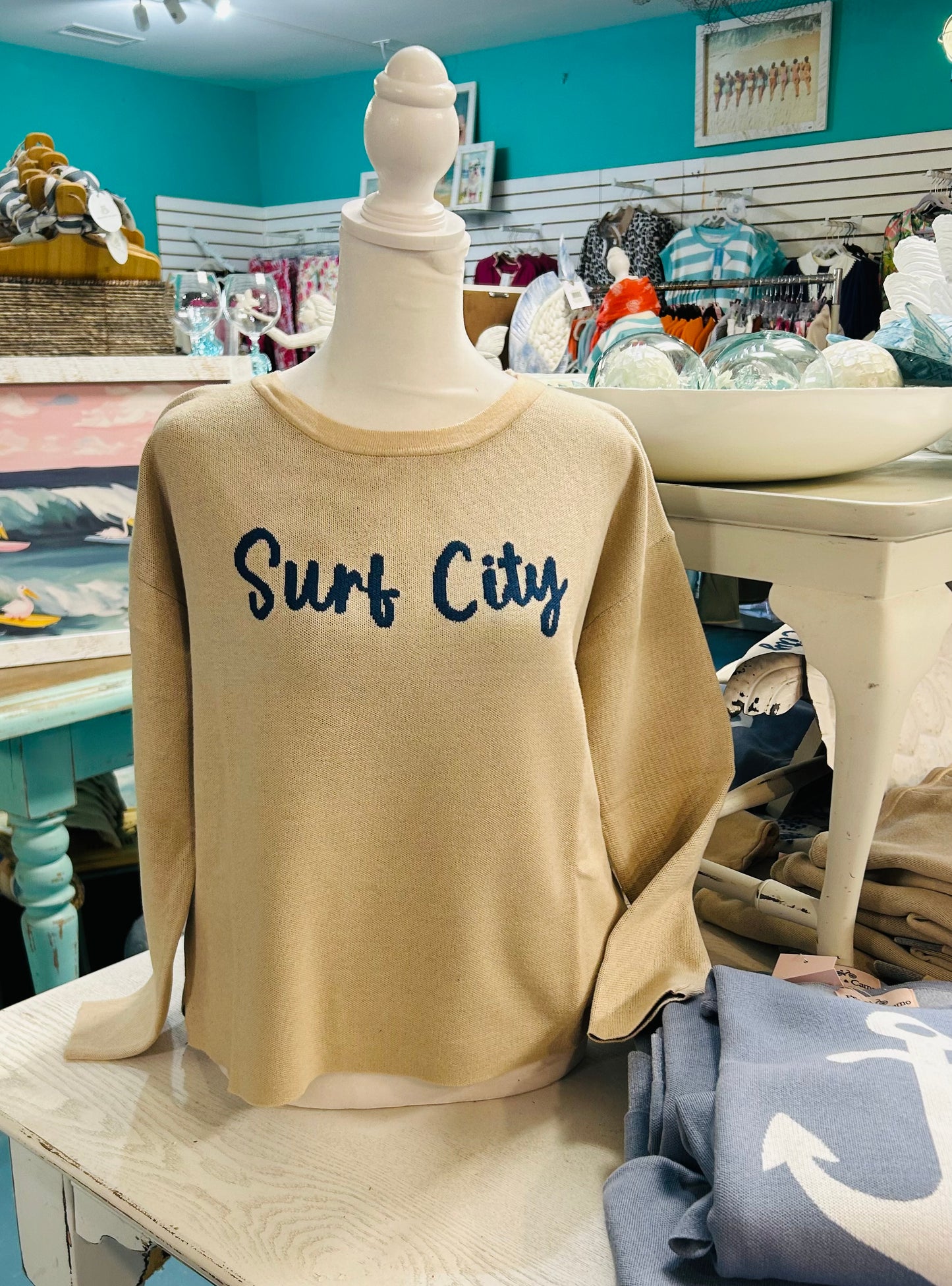 Surf City / Topsail Crew Neck Sweater