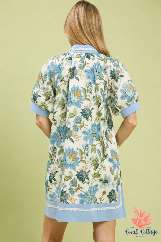 Floral Print Tunic Dress