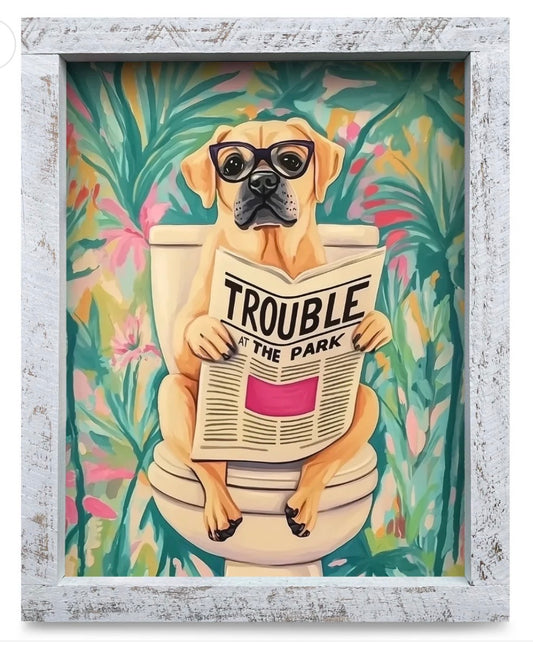 Pet Art - Potty Boxer