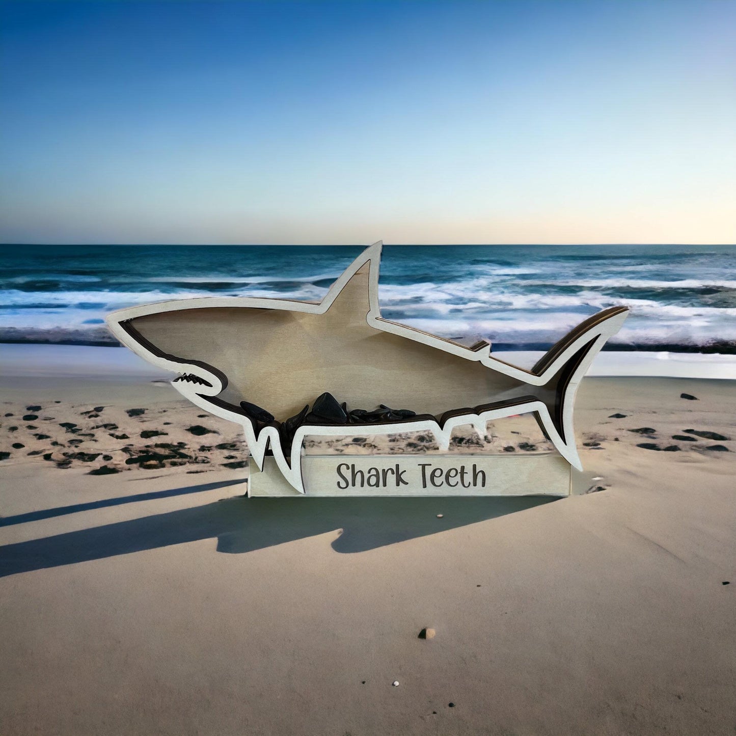 Shark Tooth Shark Shape Holder