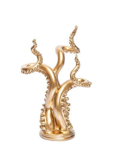 Gold Octopus Arms Figurine