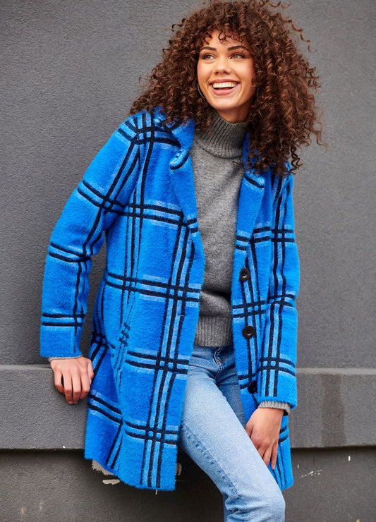 Plaid Pea Coat
