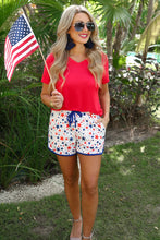 Load image into Gallery viewer, July 4th Sale Oh My Stars Drawstring Everyday Shorts
