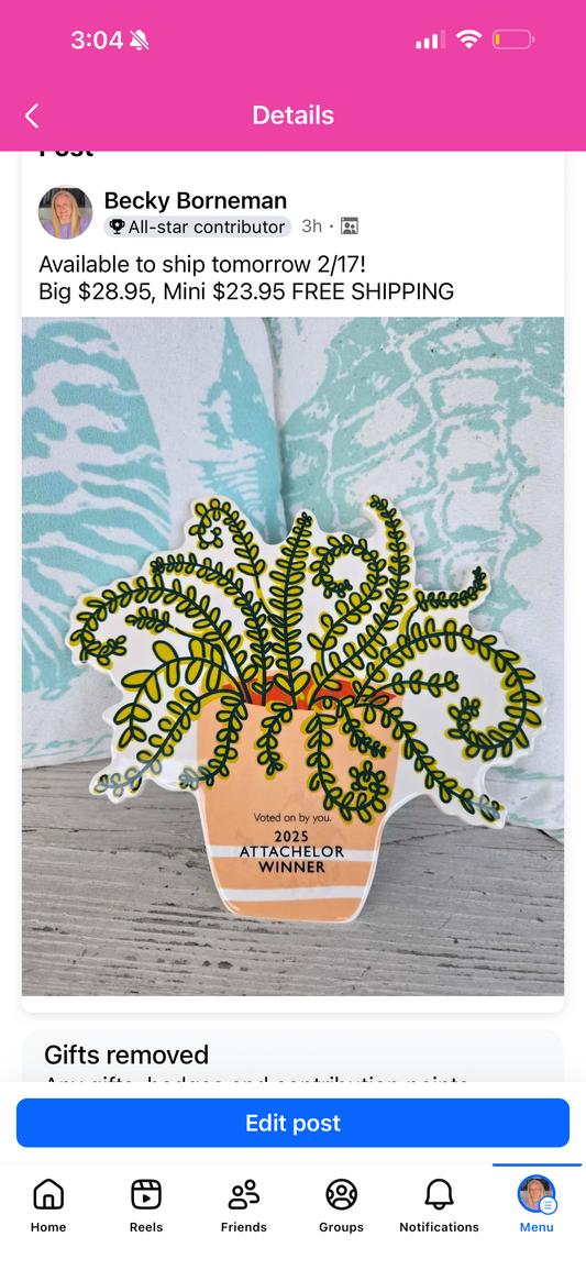 2025 Attachelor Plant