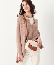 Load image into Gallery viewer, Beige &amp; Brown Saddle Bag