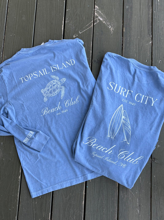 Club Clothing Long Sleeve Surf City T-Shirt
